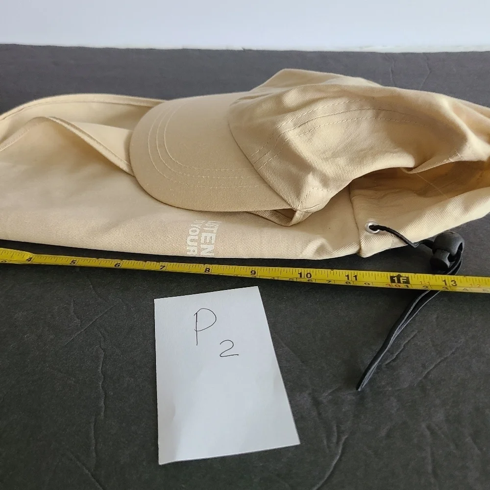 Beige Promo Cap "Lisen To Your Skin"one Size - Picture 7 of 7